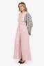 Pre-Loved Chanel™ 23SS Pink/White Tweed Plaid Sleeveless Jumpsuit Size 36