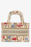 Christian Dior 2020 Canvas Mini Hibiscus Book Tote