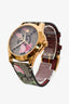 Gucci Beige Multicolour G-Timeless Watch