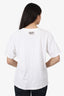 Khaite White Short Sleeve T-Shirt Estimated Size M