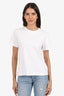 Massimo Dutti White T-Shirt Size M