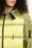Moncler x Craig Green Neon Yellow Down 'Hiles' Puffer Jacket Size 3 Mens