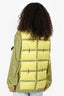 Moncler x Craig Green Neon Yellow Down 'Hiles' Puffer Jacket Size 3 Mens