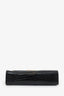 Saint Laurent Black Croc Embossed Manhattan Shoulder Bag