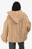 MUMS Tan Cable Knit Cardigan Jacket One Size