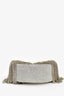 Retrofete Silver Crystal Fringe Evening Bag