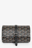 Goyard Black Goyardine Leather Double Travel Watch Case