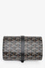 Goyard Black Goyardine Leather Double Travel Watch Case