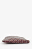 Goyard Burgundy Goyardine Pochette Senat PM Zip Pouch