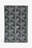 Goyard Grey Goyardine Leather Saint-Marc Card Wallet
