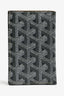 Goyard Grey Goyardine Leather Saint-Marc Card Wallet