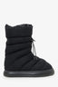 Moncler Black Nylon Gaia Mid Snow Boots Size 39