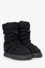 Moncler Black Nylon Gaia Mid Snow Boots Size 39