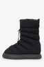 Moncler Black Nylon Gaia Mid Snow Boots Size 39