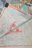 Hermés Multicolour Silk 'Super Silk Quest' Print Scarf 90