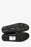 Miu Miu Black Patent Leather Embellished Loafers Size 37