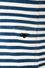 Prada 2021 White/Blue Denim Striped Midi Skirt Size 38