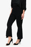 Stella McCartney Black Ankle Slit Flare Pants Size 36