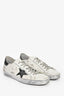 Golden Goose White Leather Distressed Accents Sneakers Size 43 Mens