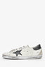 Golden Goose White Leather Distressed Accents Sneakers Size 43 Mens