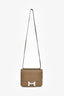 Hermès 2023 Etoupe Epsom Leather Mini Constance 18