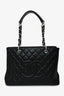Pre-Loved Chanel™ 2009/10 Black Caviar Grand Shopping Tote SHW