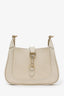 Gucci Ivory Patent Leather Mini Jackie Notte Chain Bag
