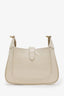 Gucci Ivory Patent Leather Mini Jackie Notte Chain Bag