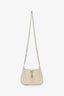 Gucci Ivory Patent Leather Mini Jackie Notte Chain Bag