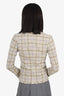 Isabel Marant Etoile Grey Tweed Plaid Jacket Size 34