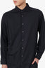 Eton Black Button Down Long Sleeve Shirt Size 43 Mens