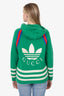 Gucci x Adidas Green Wool Knit Hooded Sweater Size L