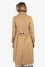 Self Portrait Brown Wool-Blend Double Breasted Coat Size 2