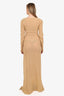Jacquemus Brown Mohair/Alpaca Blend Knit Dress Size 44