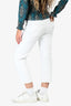 R13 White Crop Jeans Size 28