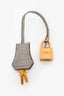 Hermès 2023 Pearl Grey Clemence/Alligator Birkin 25