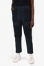 Fendi Blue Wool Blend Baguette Trousers Size 48 Mens