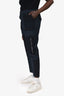 Fendi Blue Wool Blend Baguette Trousers Size 48 Mens
