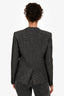 Saint Laurent 2018 Black Sequin Embellished Blazer Size 42