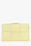 Bottega Veneta Light Yellow Cassette Card Holder