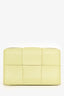 Bottega Veneta Light Yellow Cassette Card Holder
