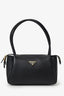 Prada Black Soft Grain Calfskin Medium Darling Top Handle Bag