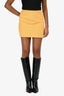 Pre-Loved Chanel™ 1996 Yellow Wool Mini Skirt Size 38