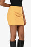 Pre-Loved Chanel™ 1996 Yellow Wool Mini Skirt Size 38