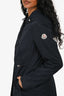 Moncler Navy Nylon 'Anthemis' Rain Jacket Size 1