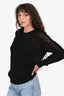 Isabel Marant Black Alpaca/Wool Sweater Size 0