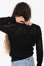 Isabel Marant Black Alpaca/Wool Sweater Size 0