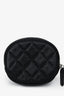Pre-Loved Chanel™ 2017/18 Black CC Interlocking Logo Caviar Coin Purse