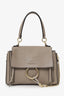 Chloe Taupe Leather Mini Faye Day Bag
