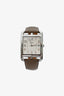 Hermès Steel Etoupe Leather 'Cape Cod' Quartz Watch